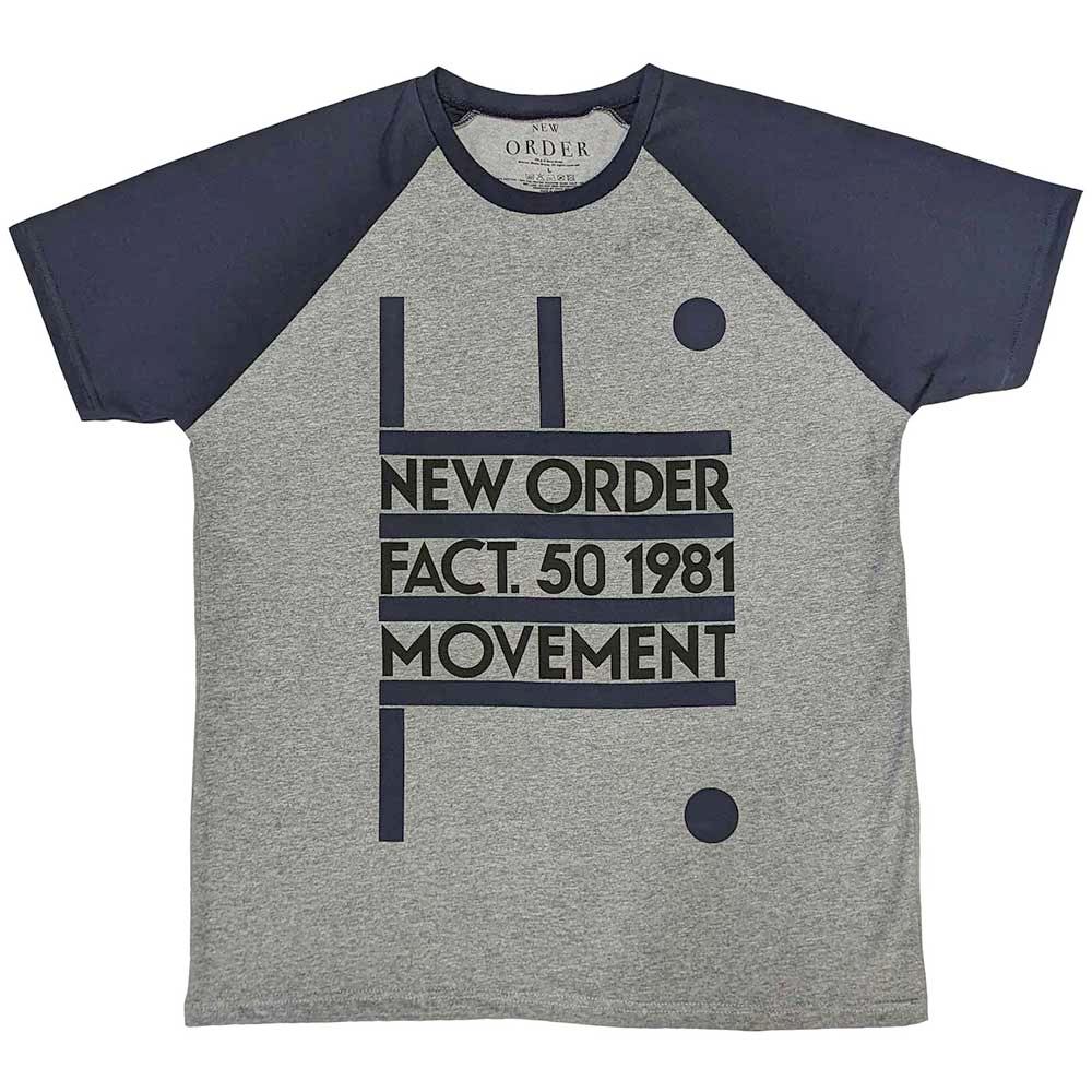 New Order - Movement Tshirt Homme - Gris/Bleu